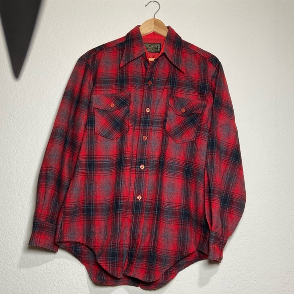 70s Vintage Bellmont Plaid Wool Flannel ✨ Final Price ✨ - Picture 6 of 7